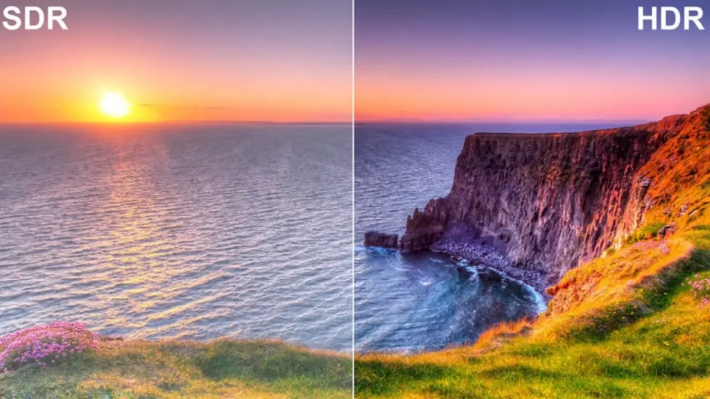 SDR vs HDR Comparison