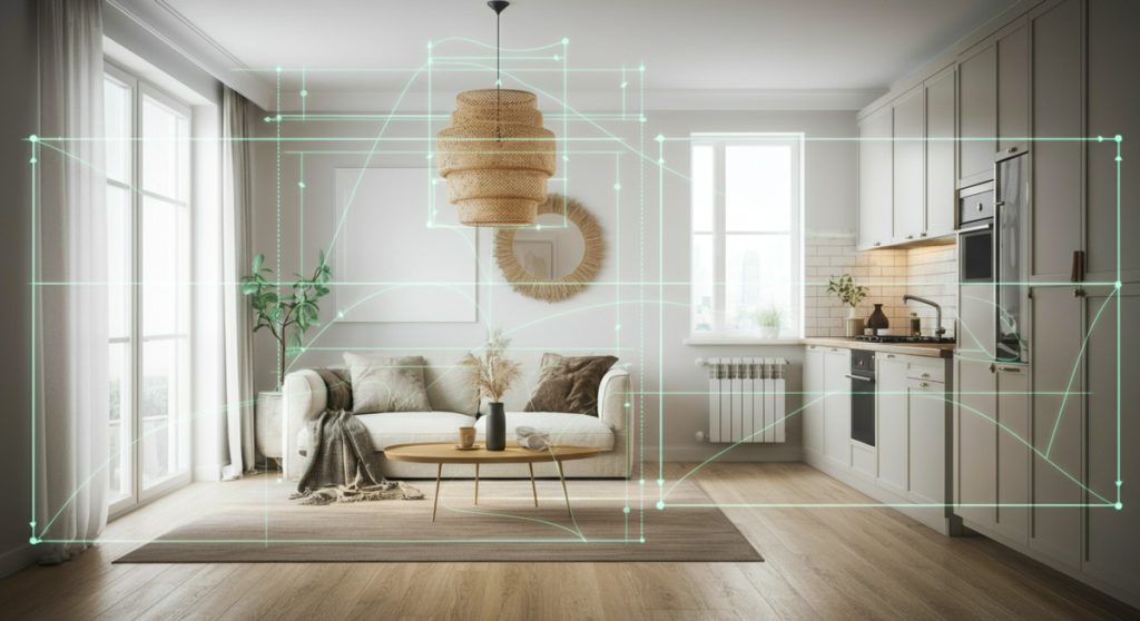 AI real estate photo editing